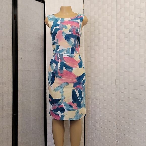 APT.9®"WOMEN"S SLEEVELESS BOATNECK SHEATH DRESS - Picture 3 of 13